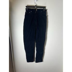Ann Taylor Black Velvet Jeans Style Pants Sz 4